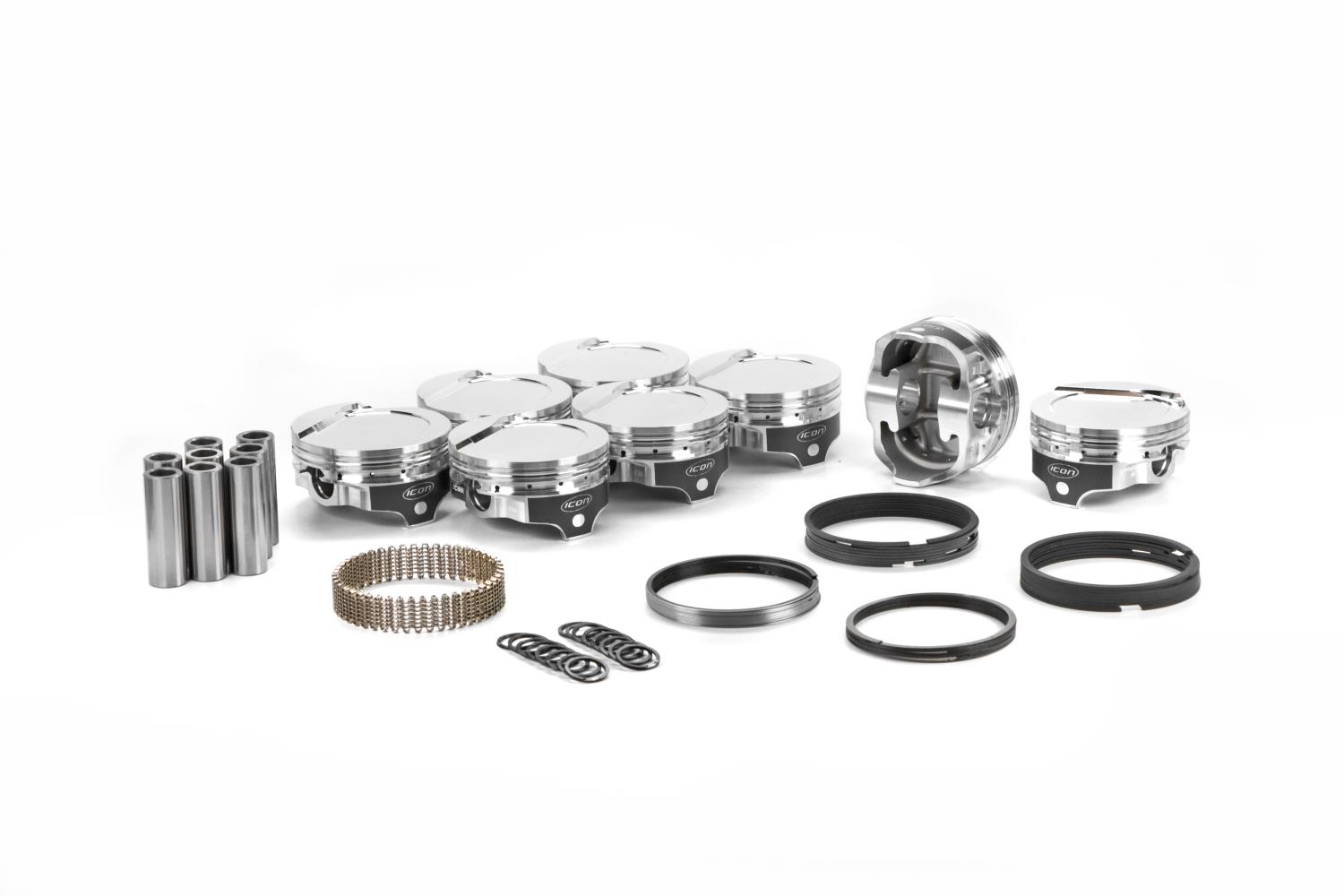 ICON Forged Single Piston - Ford 377C Rod 6.125 Step Dish 24cc 1V or Ford 402C Rod 6.000 Step Dish 24cc 1V
