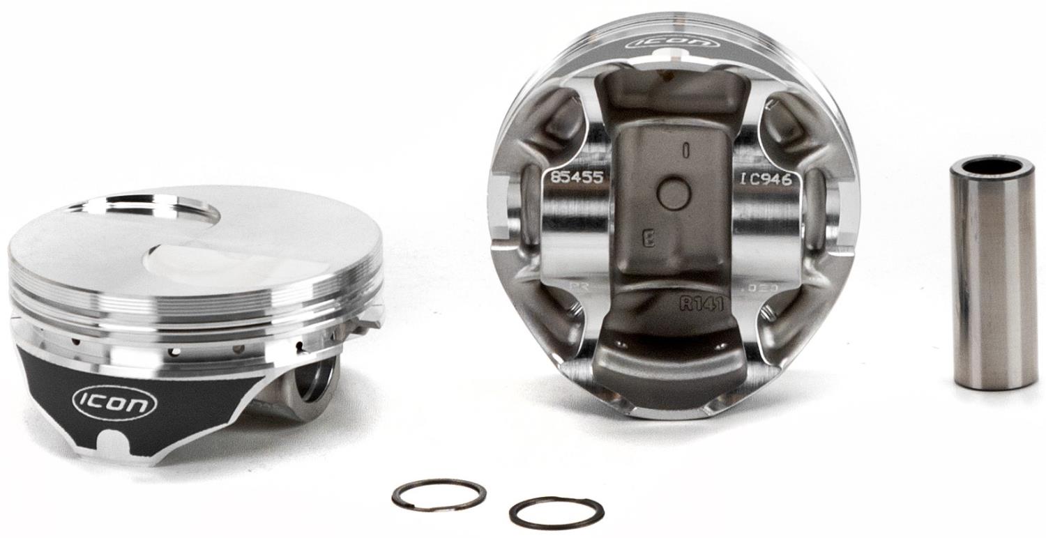 ICON Forged Piston - Ford 2300 5.700 Rod Flat Top 2.5cc 2V