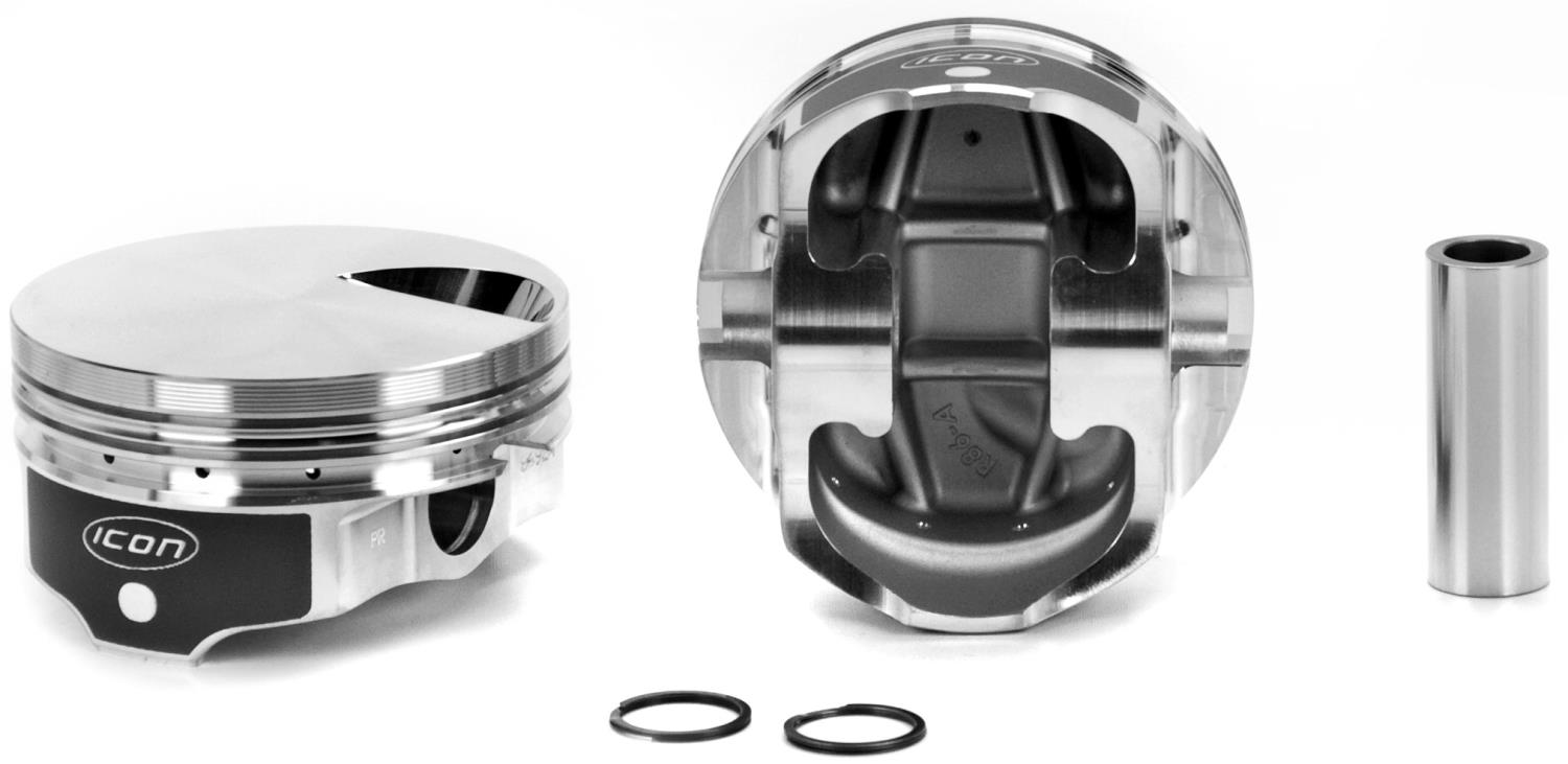 ICON Forged Piston - Chevy 572 Rod 6.535 Flat Top 3cc 1V