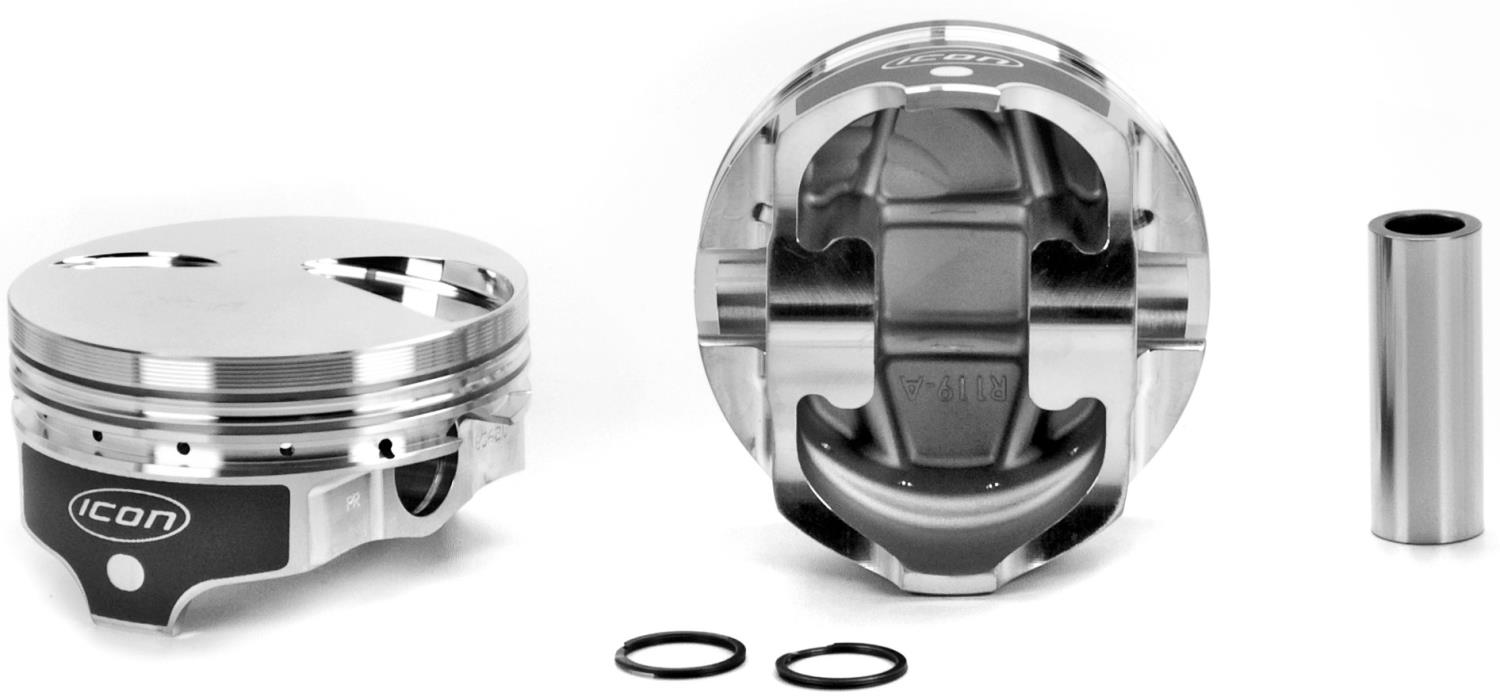ICON Forged Piston - Ford 520 Rod 6.800 Flat Top 4.8cc 2V or Ford 545 Rod 6.700 Flat Top 4.8cc 2V