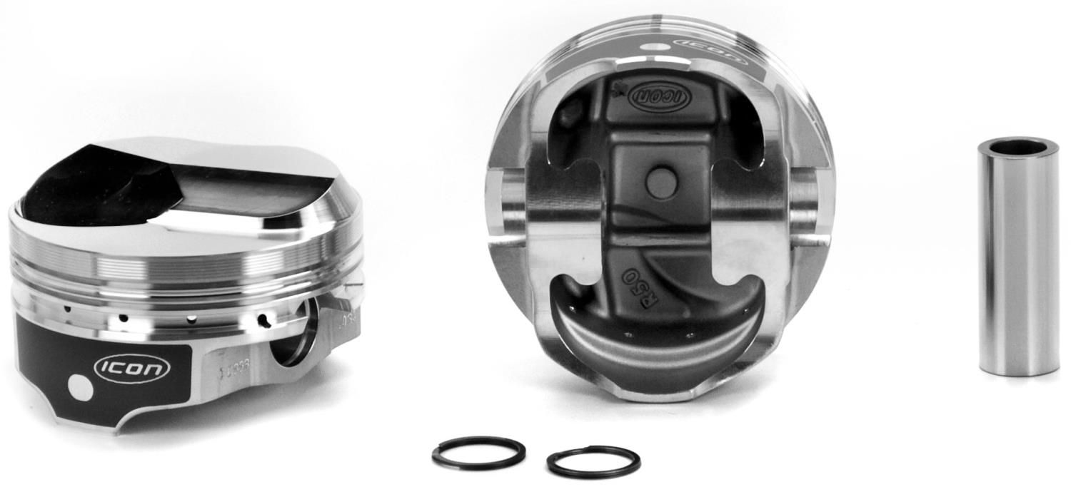 ICON Forged Single Piston - Chevy 489 Rod 6.385 oc Hollow Dome .425 -38cc 1V