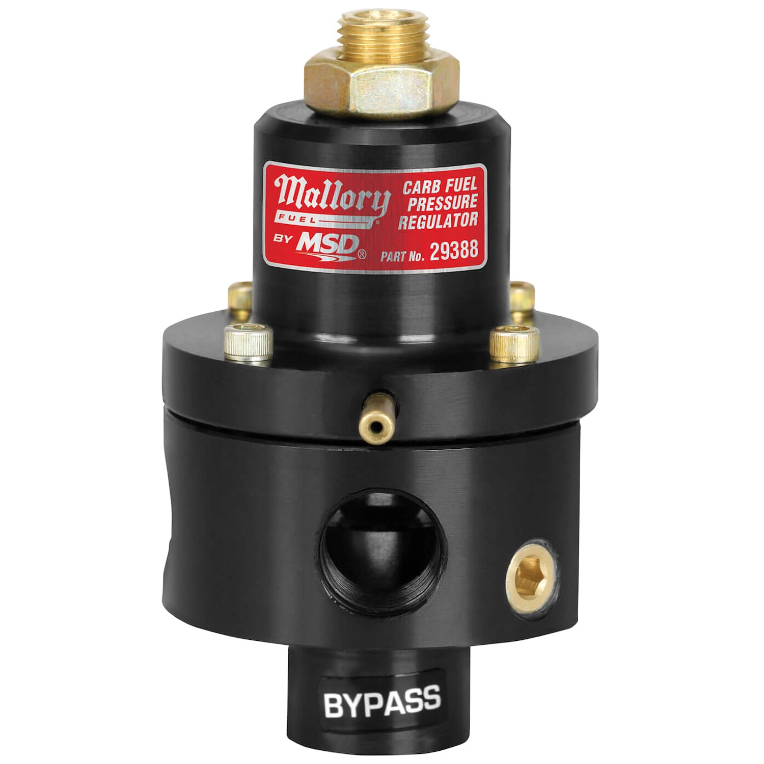 4-Port Bypass Fuel Pressure Regulator 200 GPH 3-25-psi