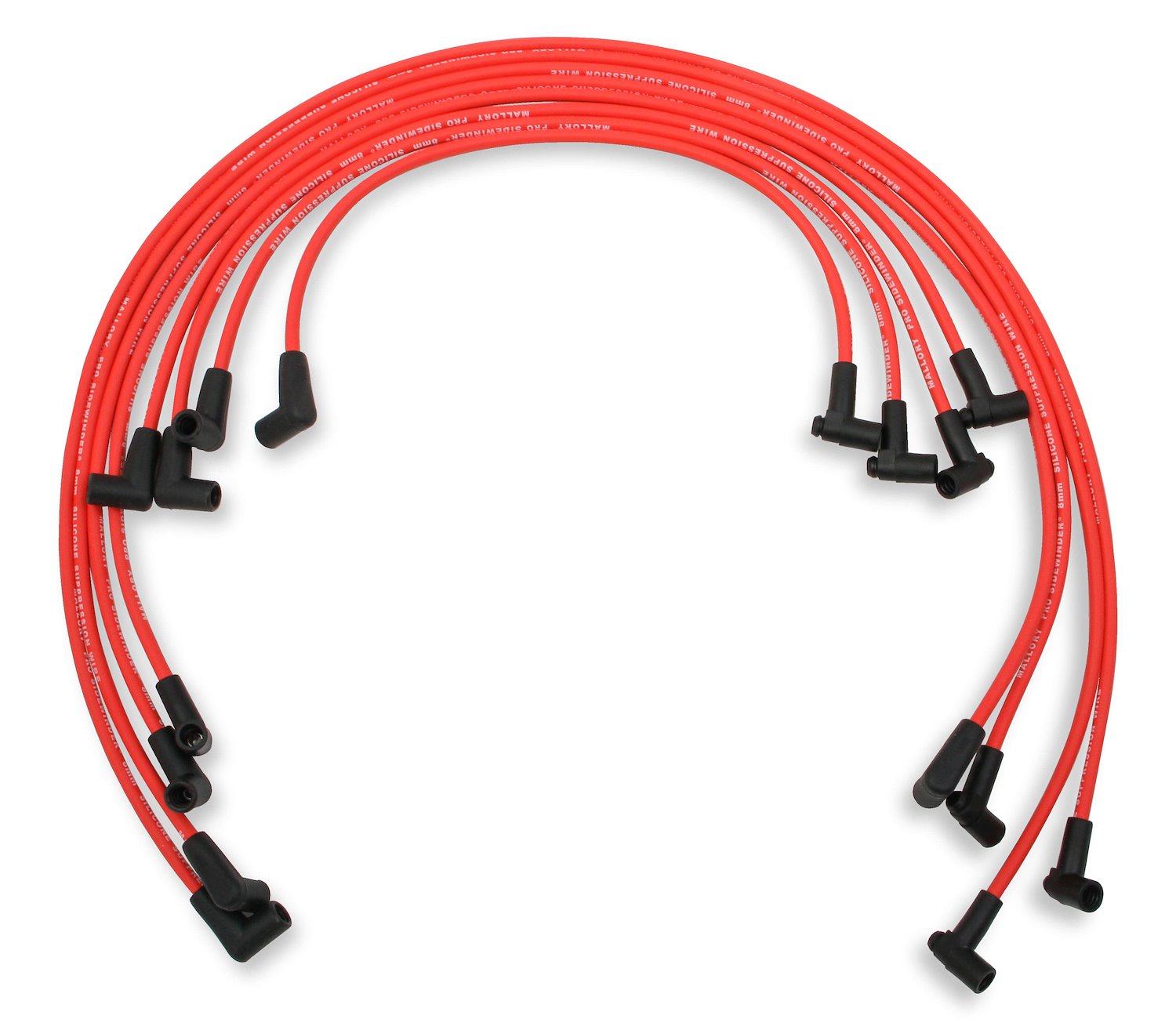 8mm Red Pro Wire Spark Plug Wire Set 1975-1982 Corvette