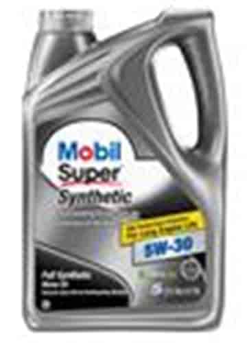 Mobil Super Synthetic Oil, 5W-30, 6-Quarts