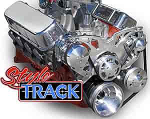 Style Track Pulley System Big Block Chevy with GM Type 2 Power Steering