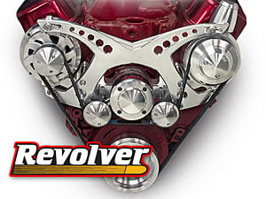 Revolver Style Track Serpentine Drive Kit BB Chevy