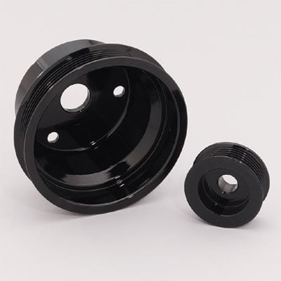 PULLEY STEEL BLK KIT - CHEVY 305/350 88-92