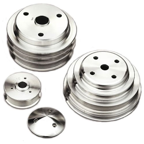 GM Late Model Pulley Set - Performance Series 1985-87 305-350 Chevy/GM Small Block