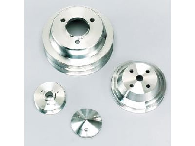 Serpentine Conversion Pulley Set - High Water Flow Ratio Big Block Chevy
