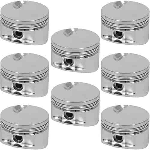 BB-Chevy Flat Top Pistons 4.600" Bore (+.100" )