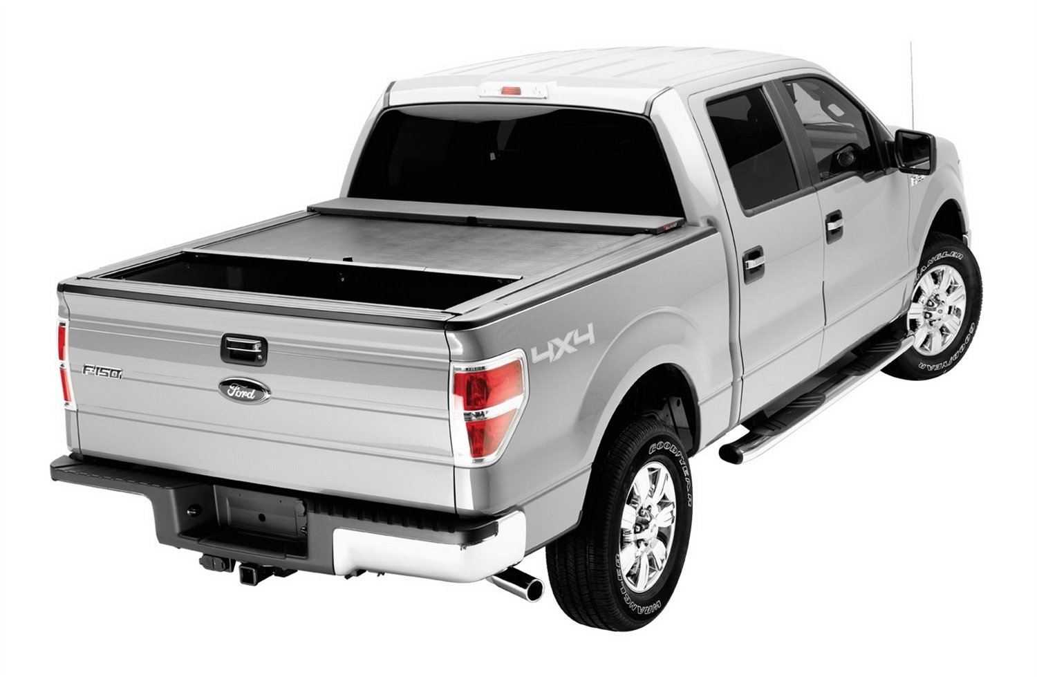 LG111M M-Series Locking Retractable Truck Bed Cover for 2009-2014 Ford F-150 [5.5 ft. Bed]