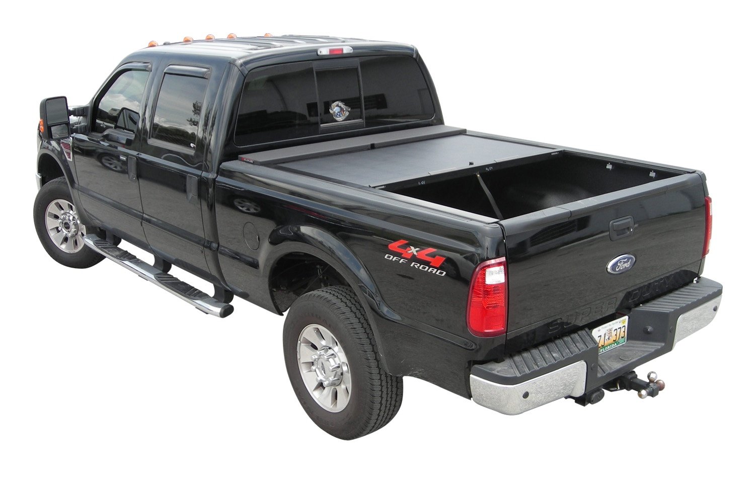LG119M M-Series Locking Retractable Truck Bed Cover for 2008-2016 Ford F-250/F-350 [8 ft. Bed]