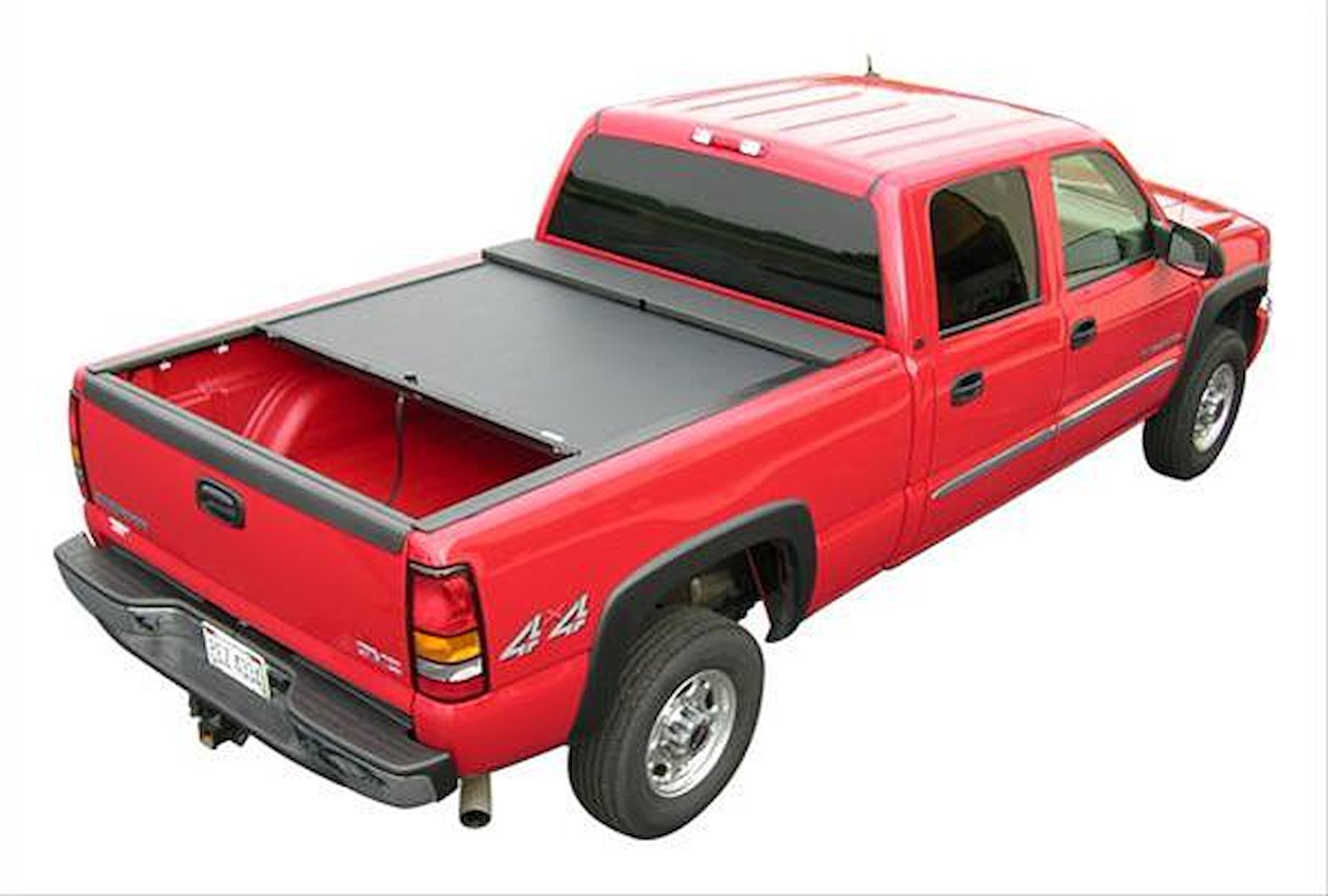 LG206M M-Series Locking Retractable Truck Bed Cover for 1999-2007 GM Silverado/Sierra [6.5 ft. Bed]