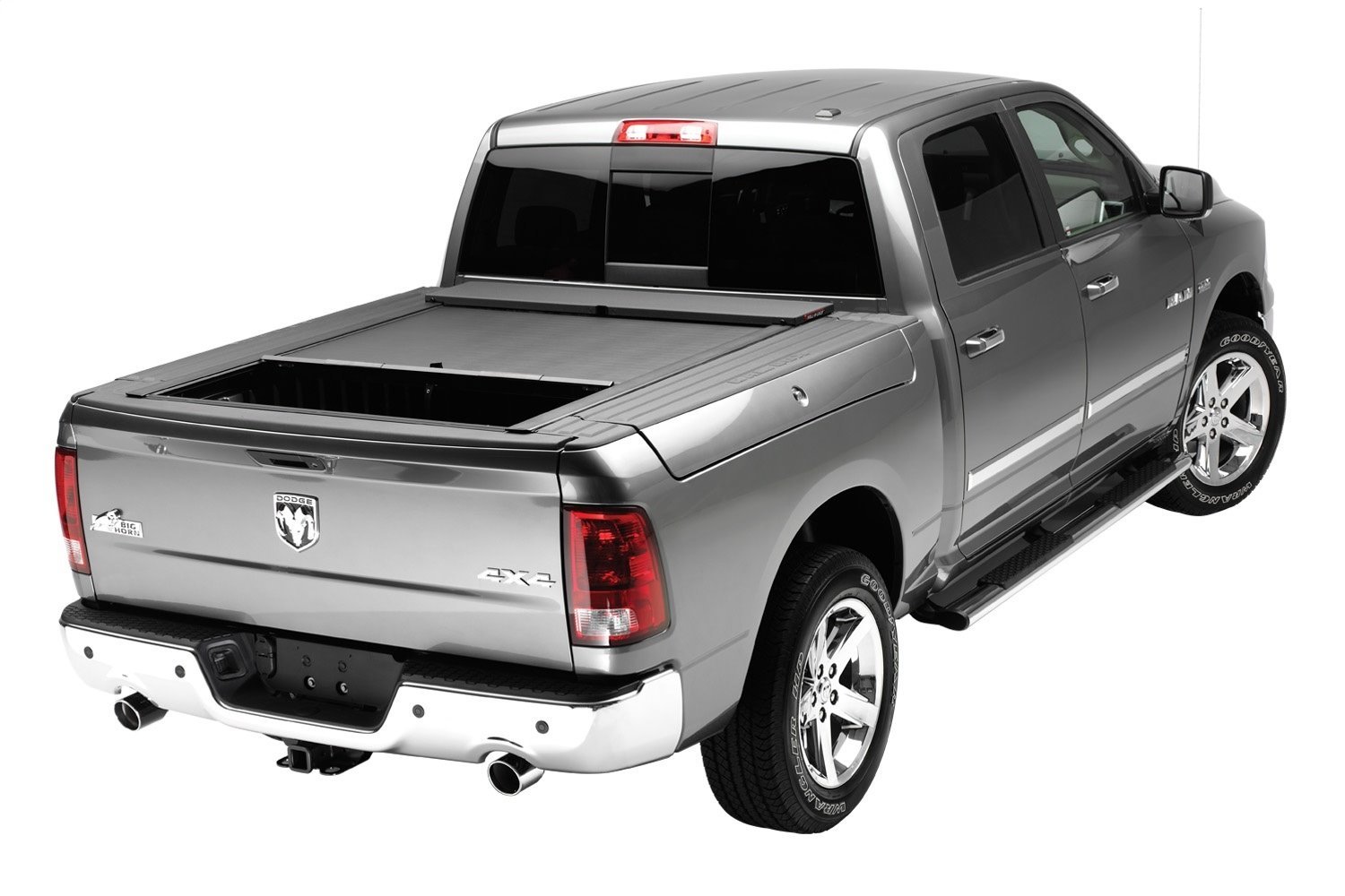 LG446M M-Series Locking Retractable Truck Bed Cover for 2009-2018 Dodge Ram 1500 w/RamBox [5.6 ft. Bed]