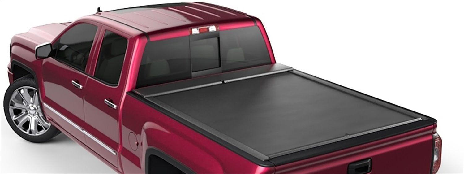 LG721M M-Series Locking Retractable Truck Bed Cover for Select Honda Ridgeline 5.3 ft. Bed]