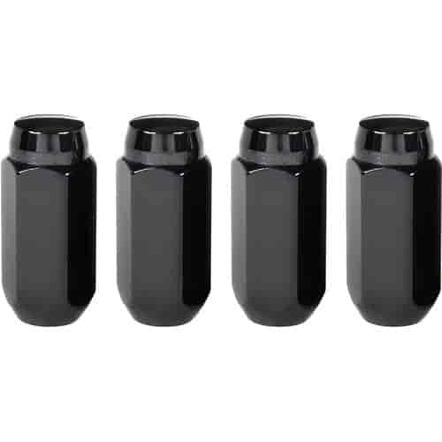 Black Acorn/Conical Seat Lug Nuts M14 x 1.5 Thread Size