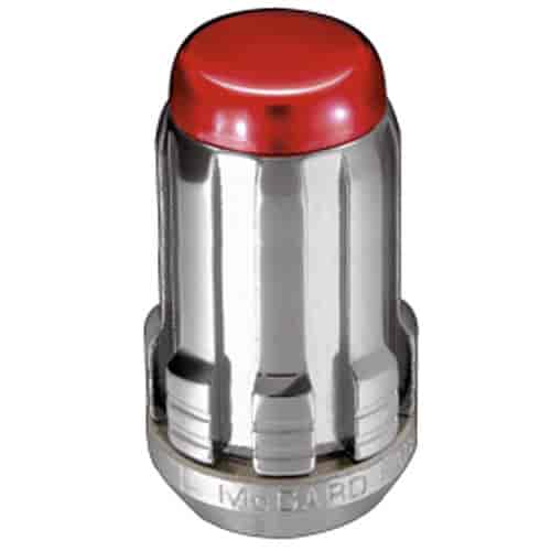 SPLINEDRIVE LUG NUT BOX 50 1/2-20 RED CAP