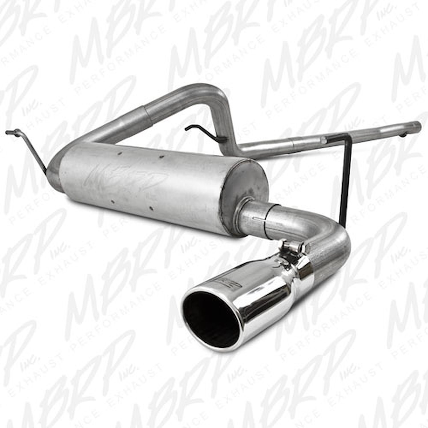 Installer Series Exhaust System 2007-2011 Jeep Wrangler JK 4-Door 3.8L