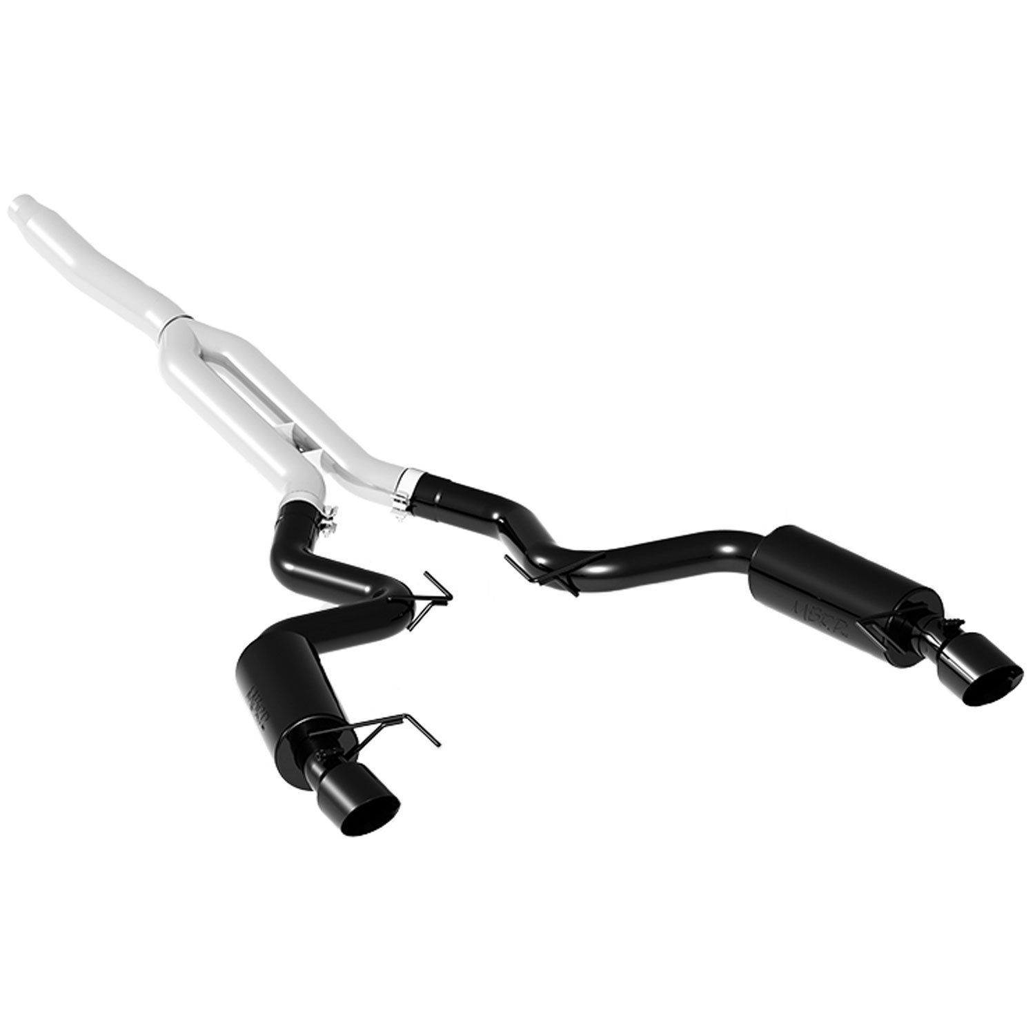 Black Series Street Exhaust System 2015-2016 Ford Mustang 2.3L EcoBoost