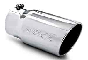 Exhaust Tip Angled Rolled End