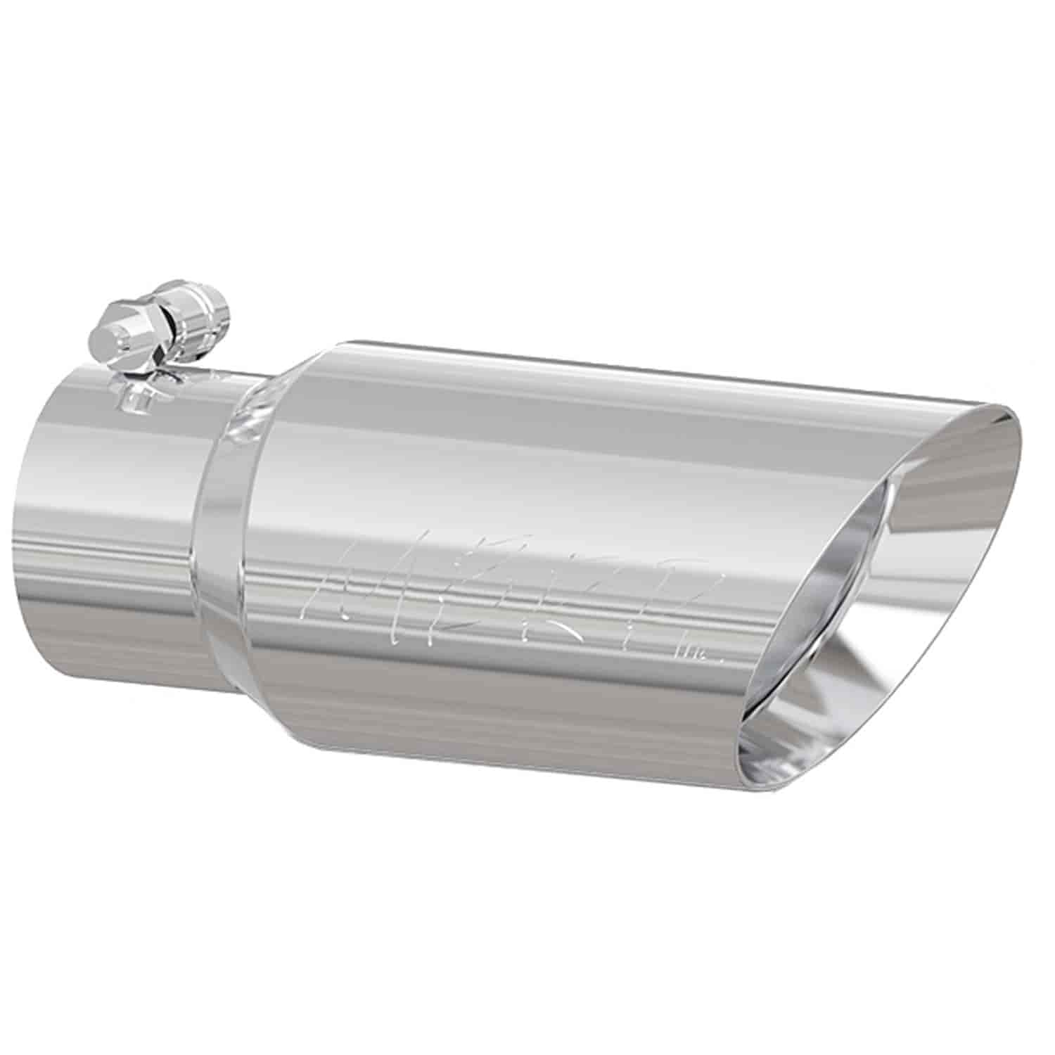 Exhaust Tip Dual Wall Angled End