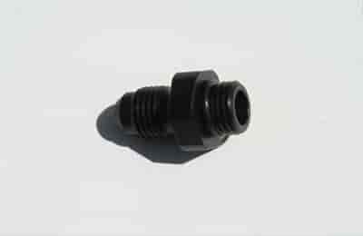 -06AN O-RING BOSS TO -06AN MALE FITTING BLACK