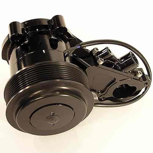 300 Series Electric Water Pump with Undersize Blower Drive Clearanced Idler Pulley Ford 5.0L Coyote
