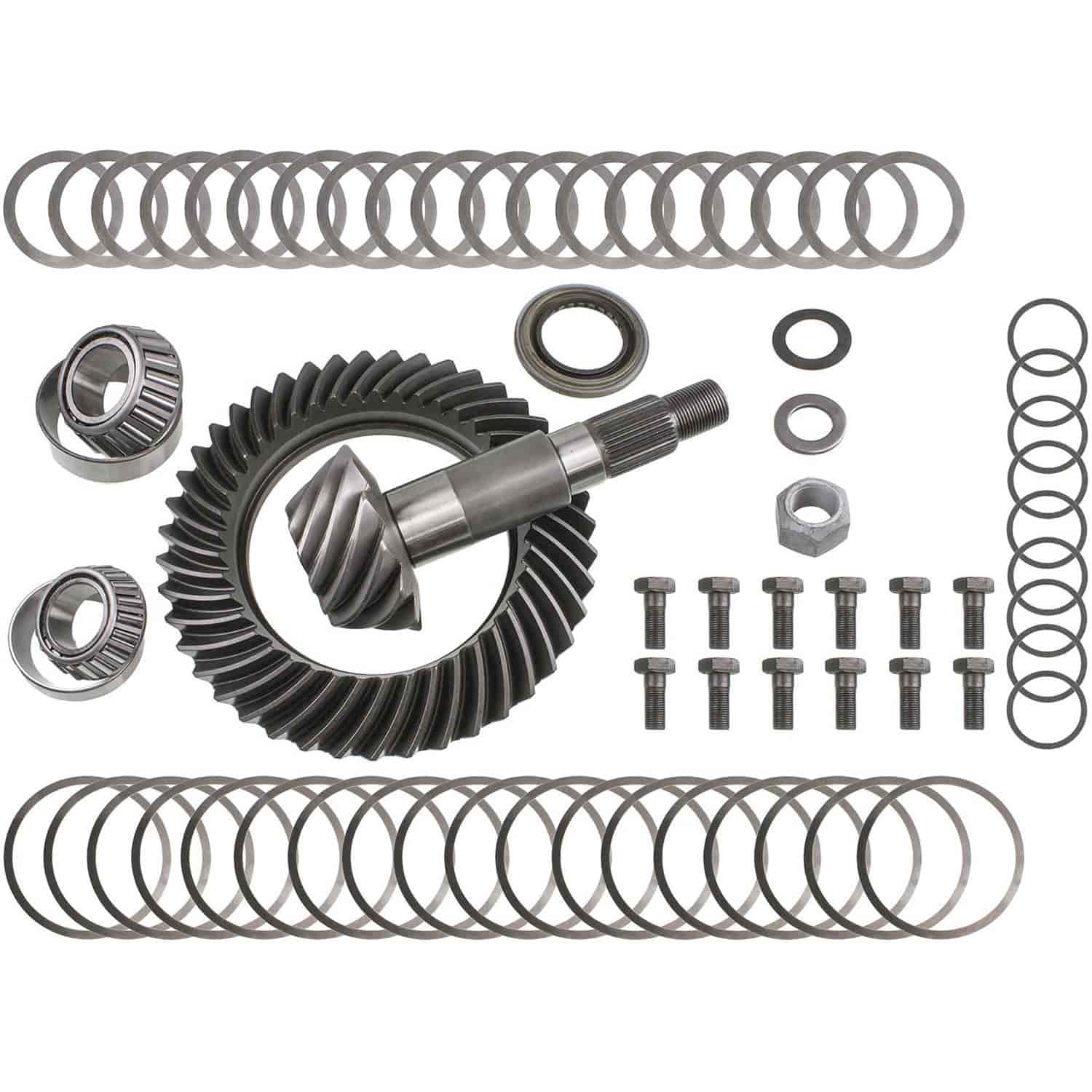 Ring And Pinion Kit; 3.31 Ratio; 43-13 Teeth; w/Kit; Incl. Gasket/Ft./Rr. Pinion Brgs./Ring Gear Bol