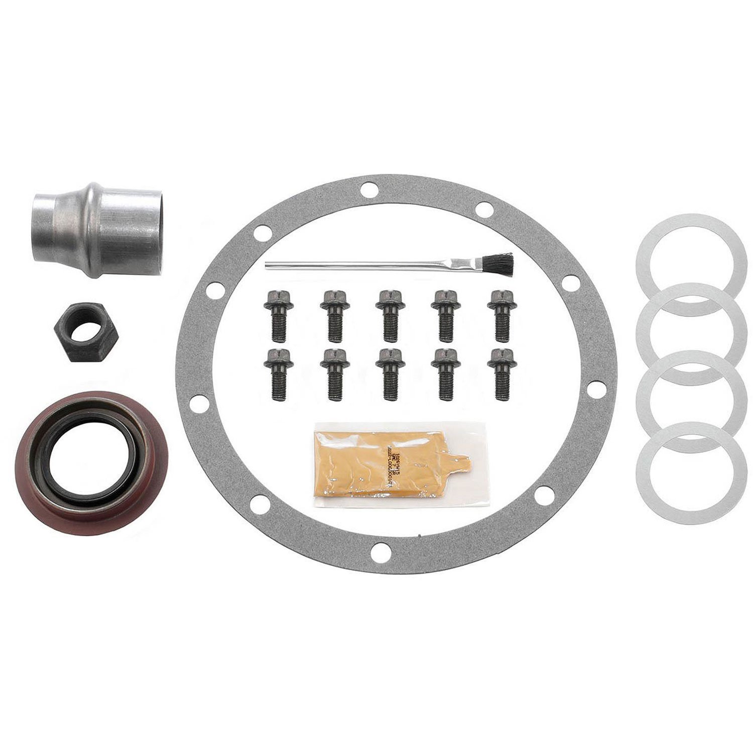 Ring And Pinion Installation Kit; 489 Housing; Incl. Pinion-Carrier Shims/Pinion Nut/Ring Gear Bolts