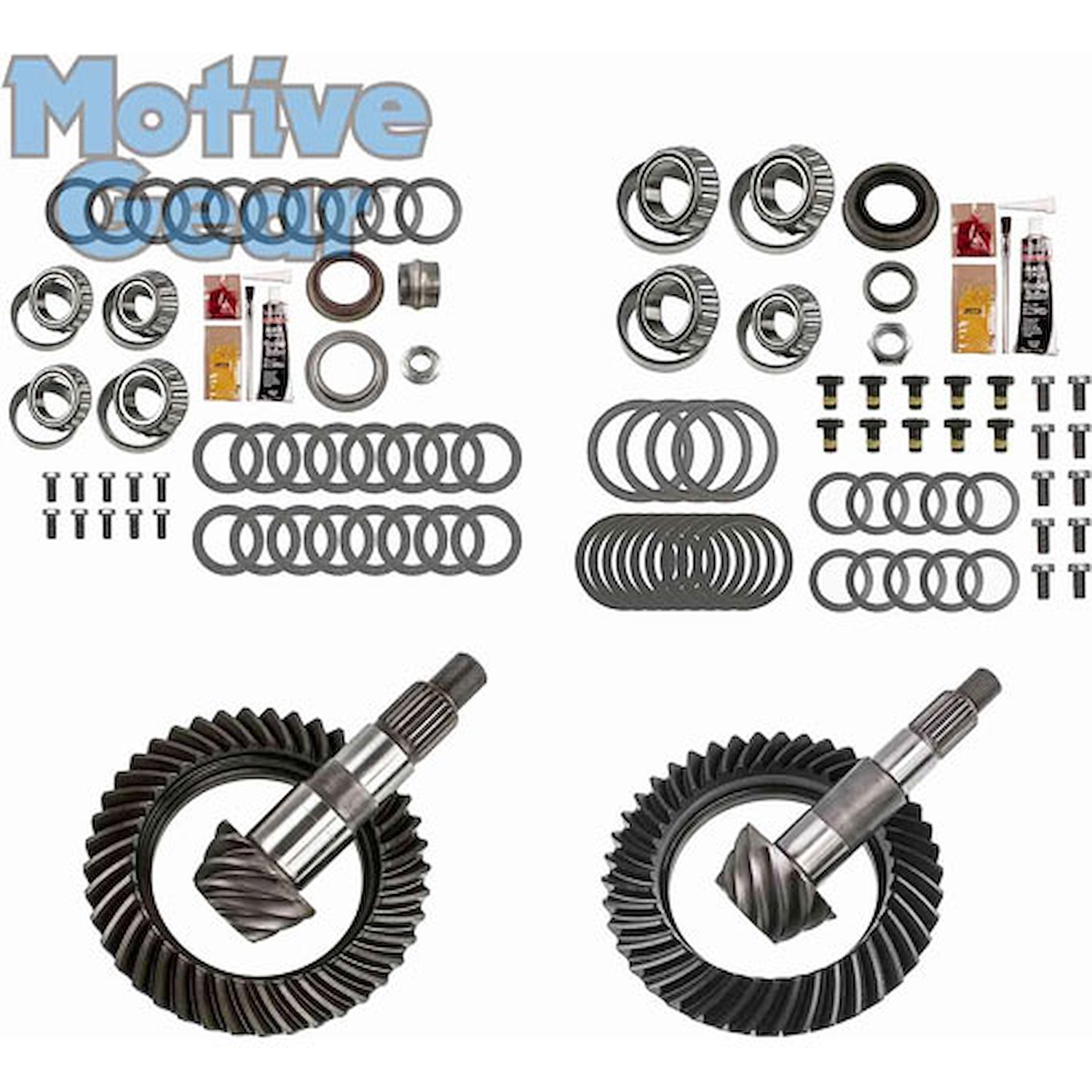 Complete Front and Rear Differential Kit 2007-16 Jeep