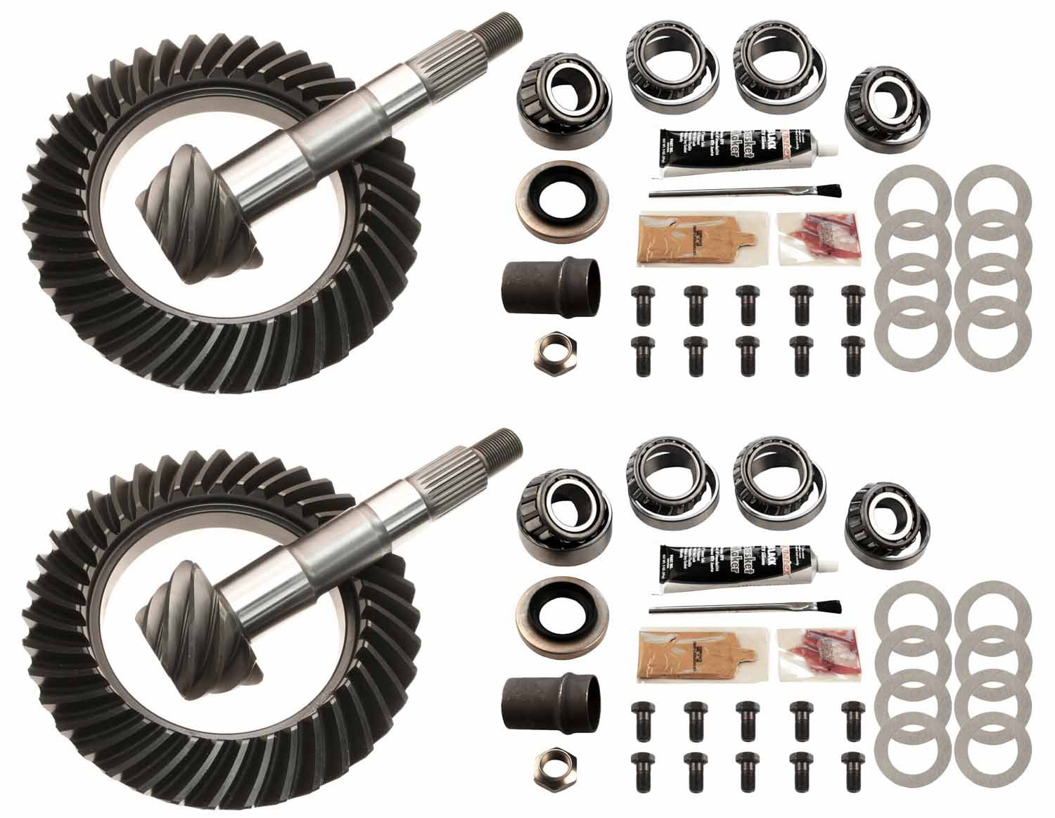 Complete Front and Rear Ring and Pinion Kit 1979-1985 Toyota Pickup 4-Cylinder, 1984-1985 Toyota 4Runner 4-Cylinder - 4.11 Ratio