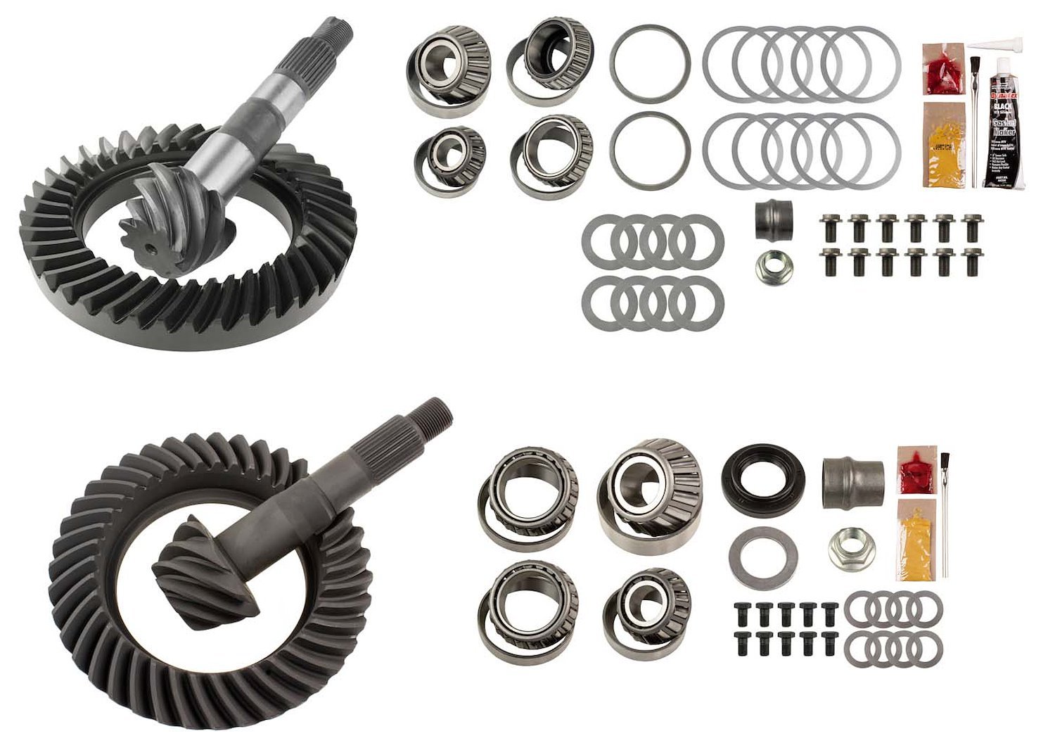Complete Front and Rear Ring and Pinion Kit 2003-2009 Toyota 4Runner, 2007-2009 Toyota FJ Cruiser - 4.88 Ratio