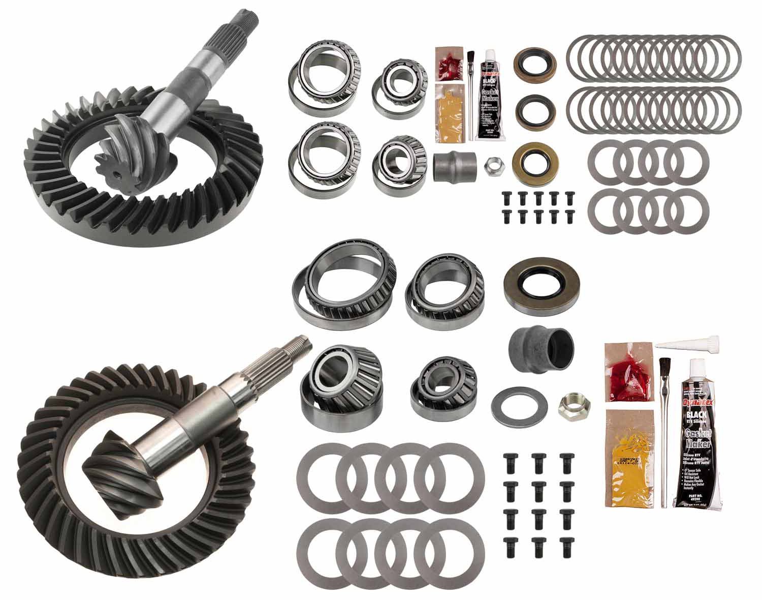 Complete Front and Rear Ring and Pinion Kit 2002-2004 Toyota Tacoma - 4.88 Ratio