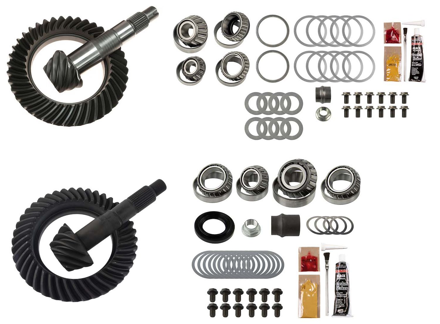 Complete Front and Rear Ring and Pinion Kit 2005-2015 Toyota Tacoma - 4.56 Ratio
