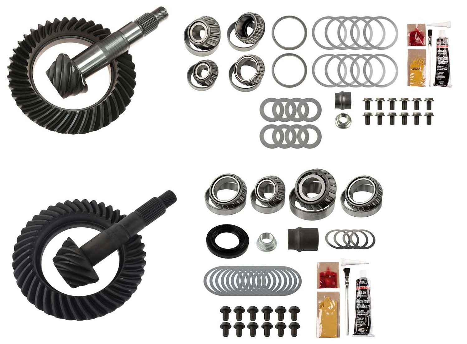 Complete Front and Rear Ring and Pinion Kit 2007-2020 Toyota Tacoma - 4.88 Ratio