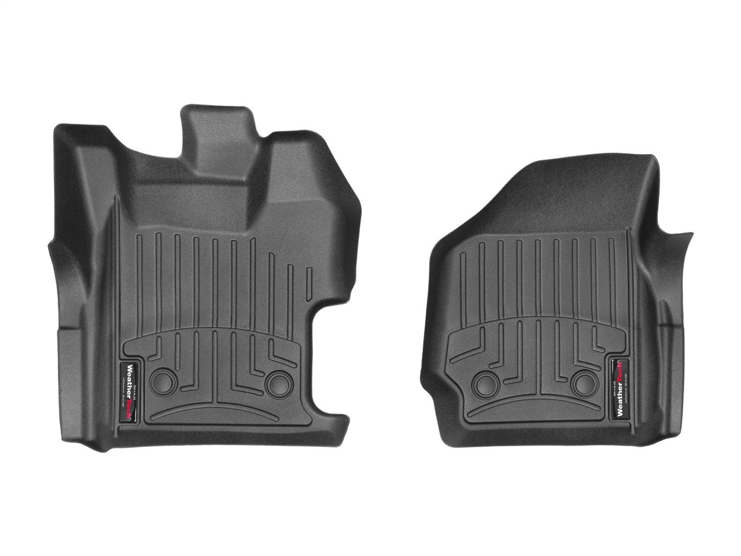 DigitalFit Front Floor Liners 2013-Up Ford F-250/350/450/550 Regular Cab