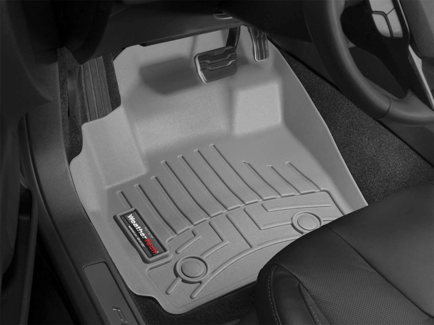 FRONT FLOORLINER GREY MINI CLUBMAN F54 2016-2017 FITS AUTOMATIC AND MANUAL TRANSMISSION