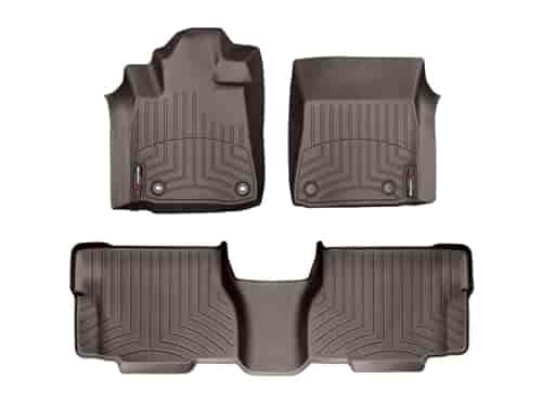 FRONT/REAR FLOORLINERS CO TOYOTA SEQUOIA 2012-2015 FITS VEHICLES WITH 2ND ROW BUCKET AND NO CONSOLE