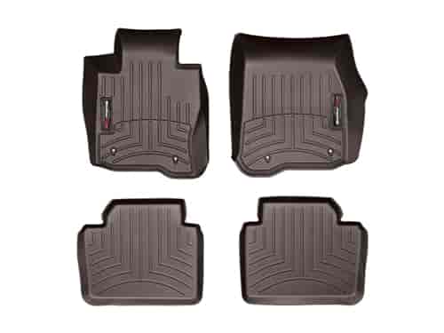 FRONT/REAR FLOORLINERS CO BMW 4-SERIES 2014-2017 FITS GRAN COUPE; FITS XDRIVE MODELS ONLY