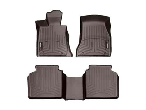 FRONT/REAR FLOORLINERS CO BMW 7-SERIES 2016-2017 FITS XDRIVE ONLY; ONLY VEHICLES WITHOUT THE EXECUTI
