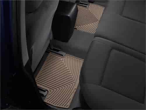 FRONT/REAR RUBBER MATS TA FORD F-250/F-350/F-450/F-550 2011-2011 SUPERCAB EXTENDED CAB
