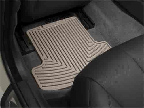FRONT/REAR RUBBER MATS TA CHEVROLET SILVERADO 2014-2017 FITS CREW CAB; FITS 1500 MODELS ONLY