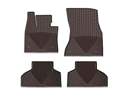 FRONT/REAR RUBBER MATS CO BMW X5 2014-2015