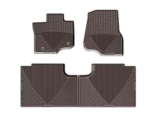 FRONT/REAR RUBBER MATS CO FORD F-150 2015-2017 SUPERCAB EXTENDED CAB