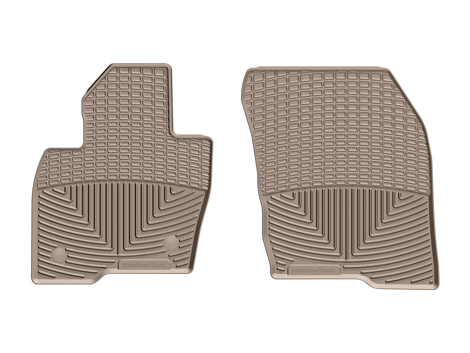 FRONT RUBBER MATS TAN FORD EDGE 2015-2017