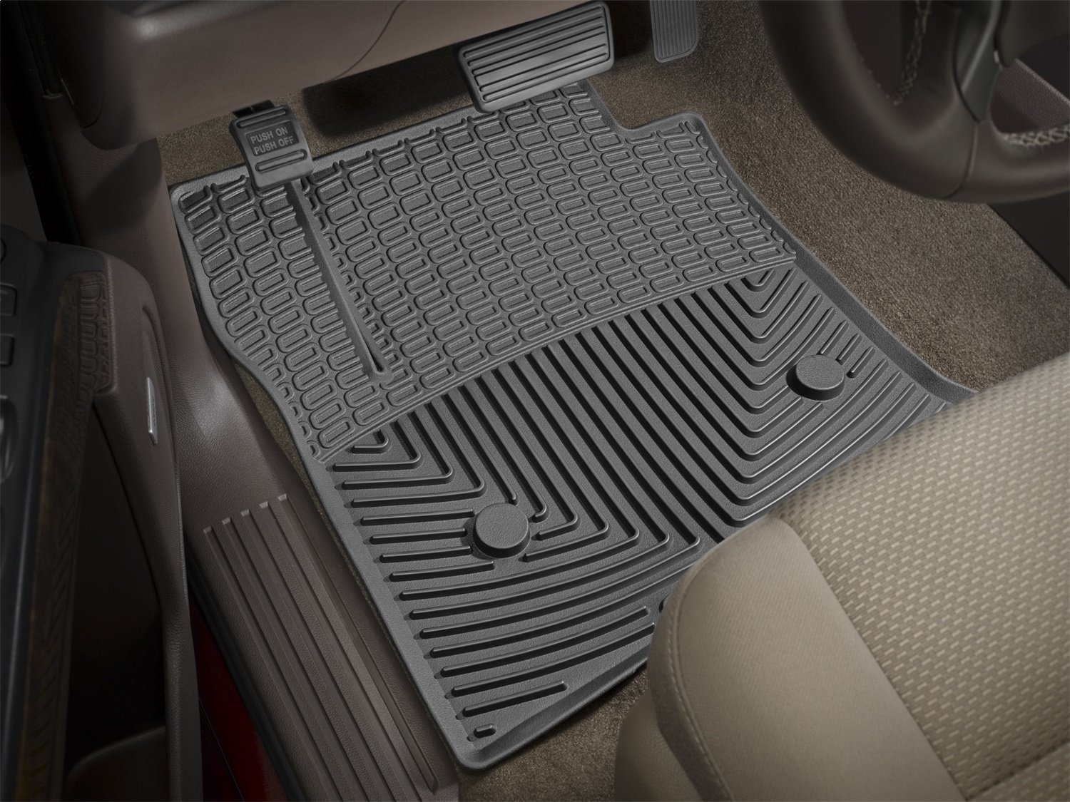 All-Weather Floor Mats for 2017-Up Ford F-250/F-350/F-450/F-550 Super Crew Cab