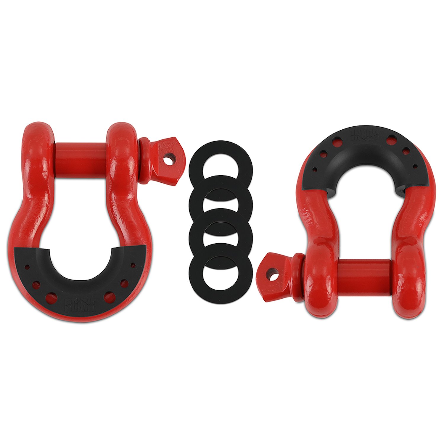 D-Ring Shackle Set Red