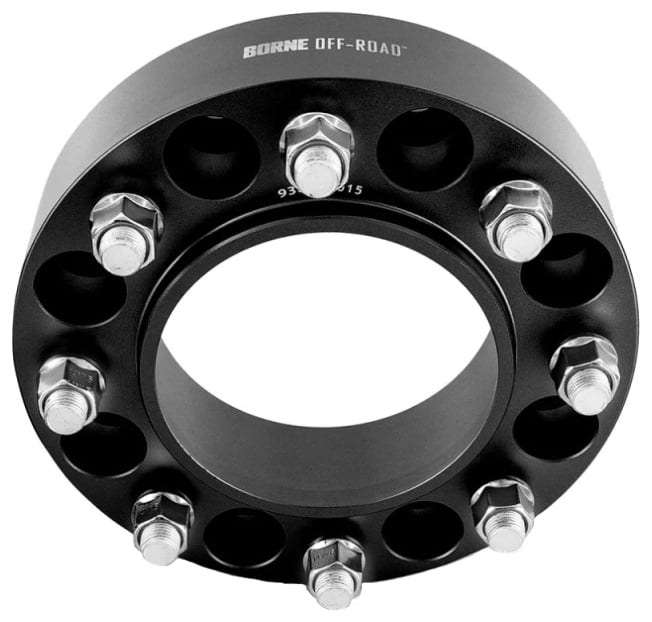 Borne Off-Road 8 x 170 mm Wheel Spacers [1 in. Thick] 2003-2005 Ford Excursion, Select 2003-2021 Ford F-250/SD, F-350/SD [Black]