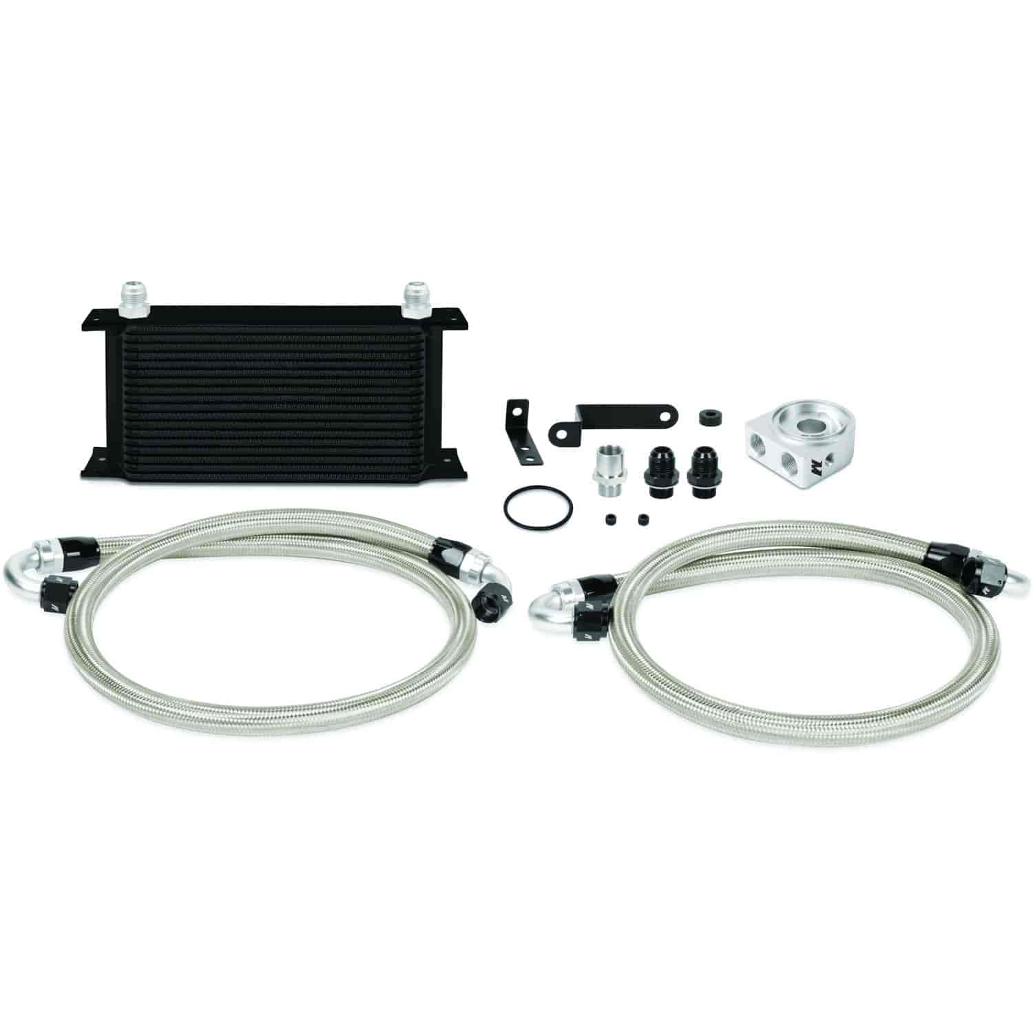 Subaru WRX STI Oil Cooler Kit Black - MFG Part No. MMOC-STI-08BK