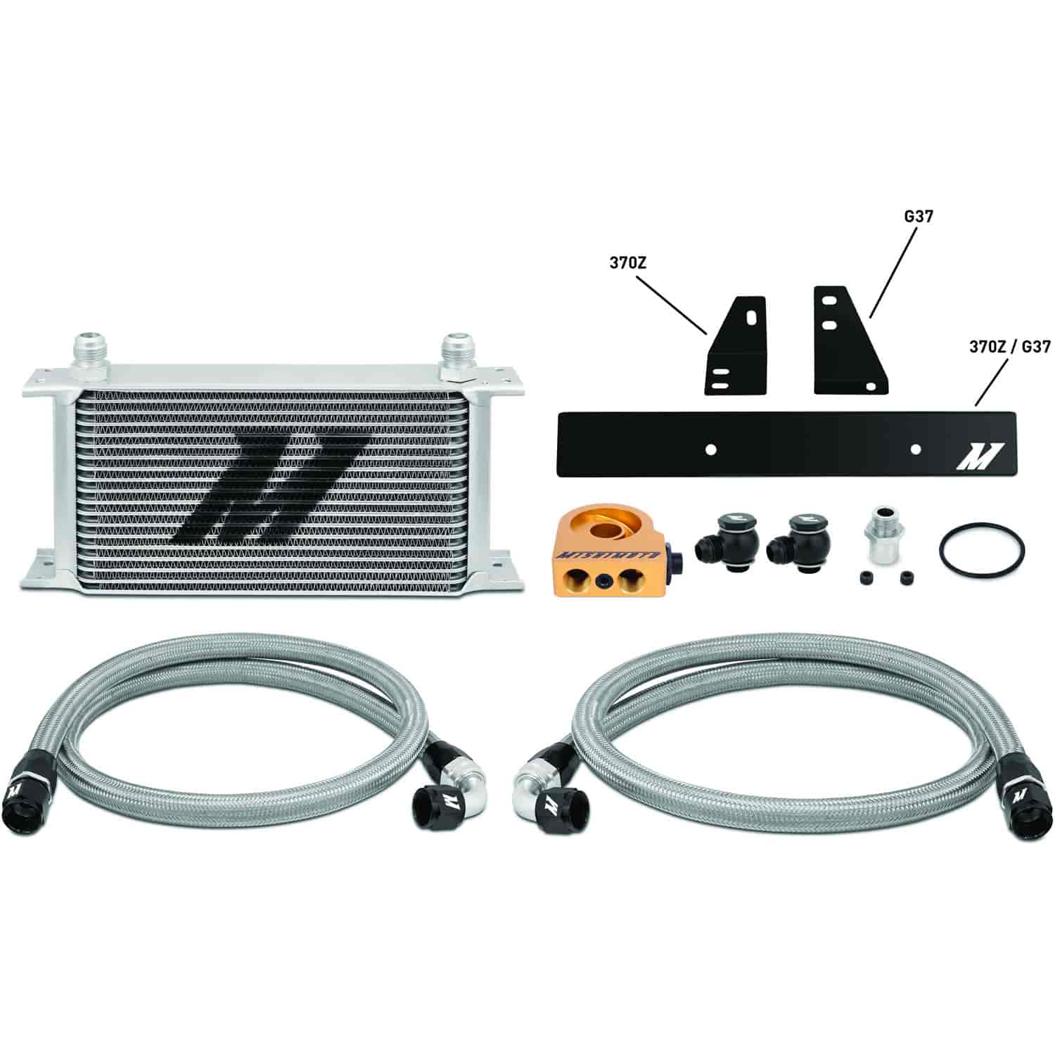 Nissan 370Z/ Infiniti G37 Coupe only Thermostatic Oil Cooler Kit - MFG Part No. MMOC-370Z-09T